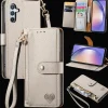 Mocaa Samsung Galaxy A56 Love Heart Wallet Hoesje