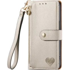 Mocaa Samsung Galaxy A56 Love Heart Wallet Hoesje