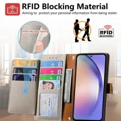 Mocaa Samsung Galaxy A56 Love Heart Wallet Hoesje