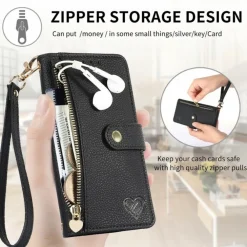 Mocaa Samsung Galaxy A16 Love Heart Wallet Hoesje