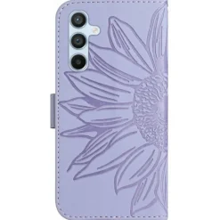 Mocaa Samsung Galaxy A55 Sunflower Bookcase met Koord