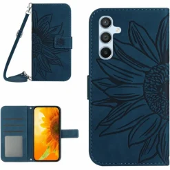 Mocaa Samsung Galaxy A16 Sunflower Bookcase met Koord