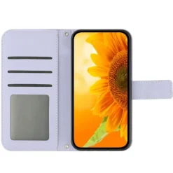 Mocaa Samsung Galaxy A56 Sunflower Bookcase met Koord