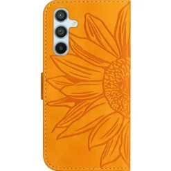 Mocaa Samsung Galaxy A35 Sunflower Bookcase met Koord