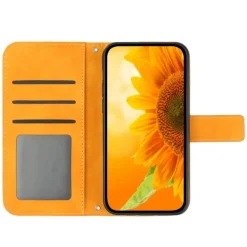 Mocaa Samsung Galaxy A56 Sunflower Bookcase met Koord