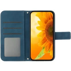 Mocaa Samsung Galaxy S24 FE Sunflower Bookcase met Koord