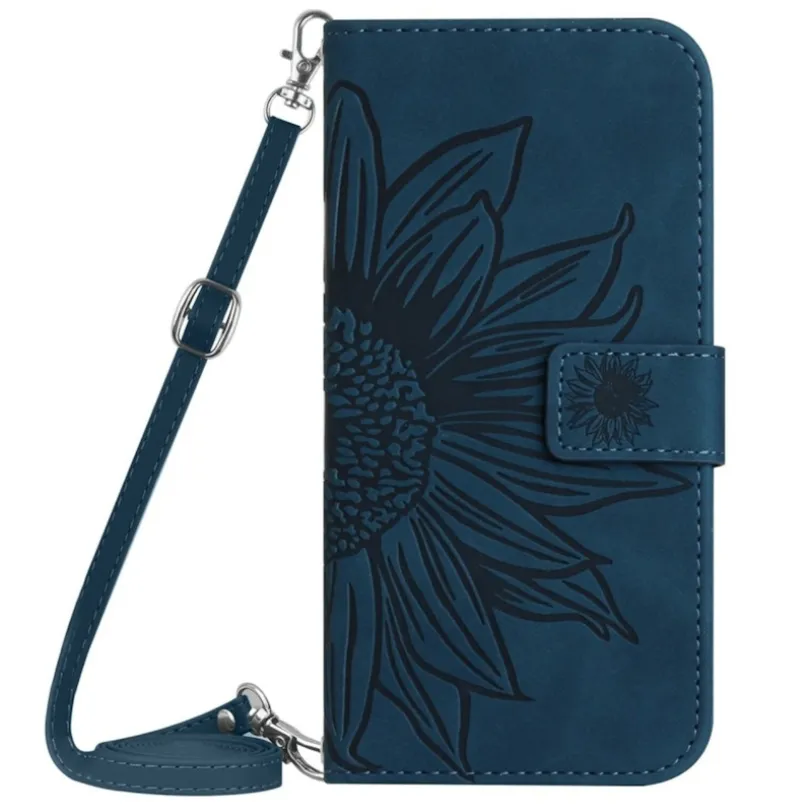 Mocaa Samsung Galaxy S24 FE Sunflower Bookcase met Koord