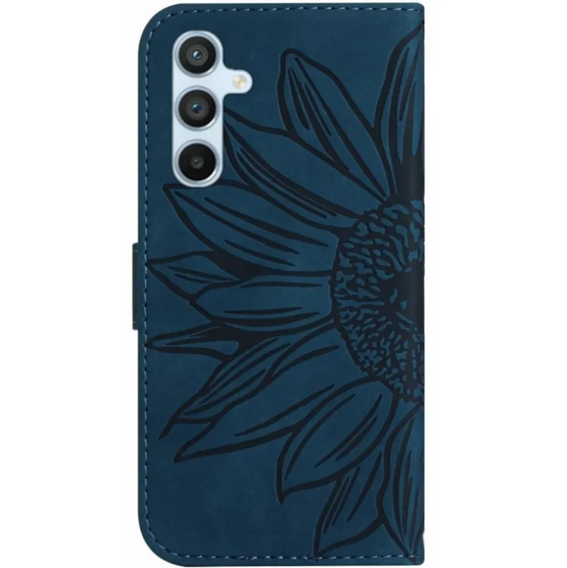 Mocaa Samsung Galaxy S24 FE Sunflower Bookcase met Koord