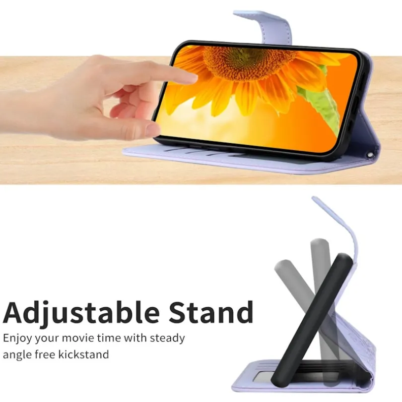 Mocaa Samsung Galaxy S25 FE Sunflower Bookcase met Koord