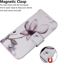 Mocaa Samsung Galaxy S25 Plus Floral Bookcase Hoesje