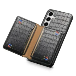 Mocaa Samsung Galaxy S24 Plus Card Holder Backcover Croc
