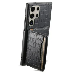 Mocaa Samsung Galaxy S24 Ultra Card Holder Backcover Croc