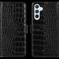 Mocaa Samsung S23 FE Croco Book Case Leer