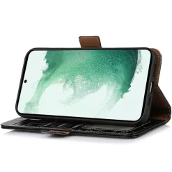 Mocaa Samsung S23 FE Croco Book Case Leer