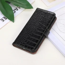 Mocaa Samsung S23 FE Croco Book Case Leer