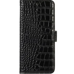 Mocaa Samsung S23 FE Croco Book Case Leer