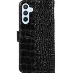 Mocaa Samsung S23 FE Croco Book Case Leer