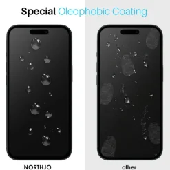 Northjo iPhone 16 Pro Max Duo Pack A+ Screenprotector Met Installatiehulp