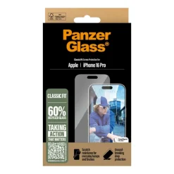 PanzerGlass iPhone 16 Pro Classic Fit Screenprotector