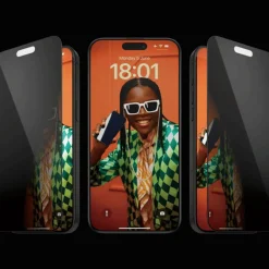 PanzerGlass iPhone 15 Pro Max Ultra-Wide Fit Screenprotector