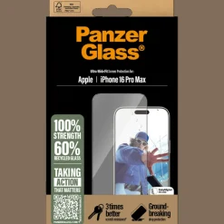 PanzerGlass iPhone 16 Pro Max Ultra-Wide Fit Screenprotector