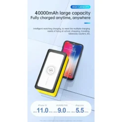 PSOOO 40.000mAh Fast Charging Outdoor Powerbank