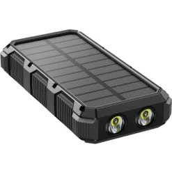 PSOOO 20.000mAh Rugged Solar Charging Powerbank