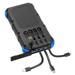 PSOOO 20.000mAh Rugged Solar Charging Powerbank