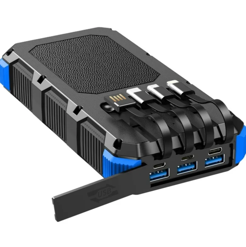 PSOOO 20.000mAh Rugged Solar Charging Powerbank