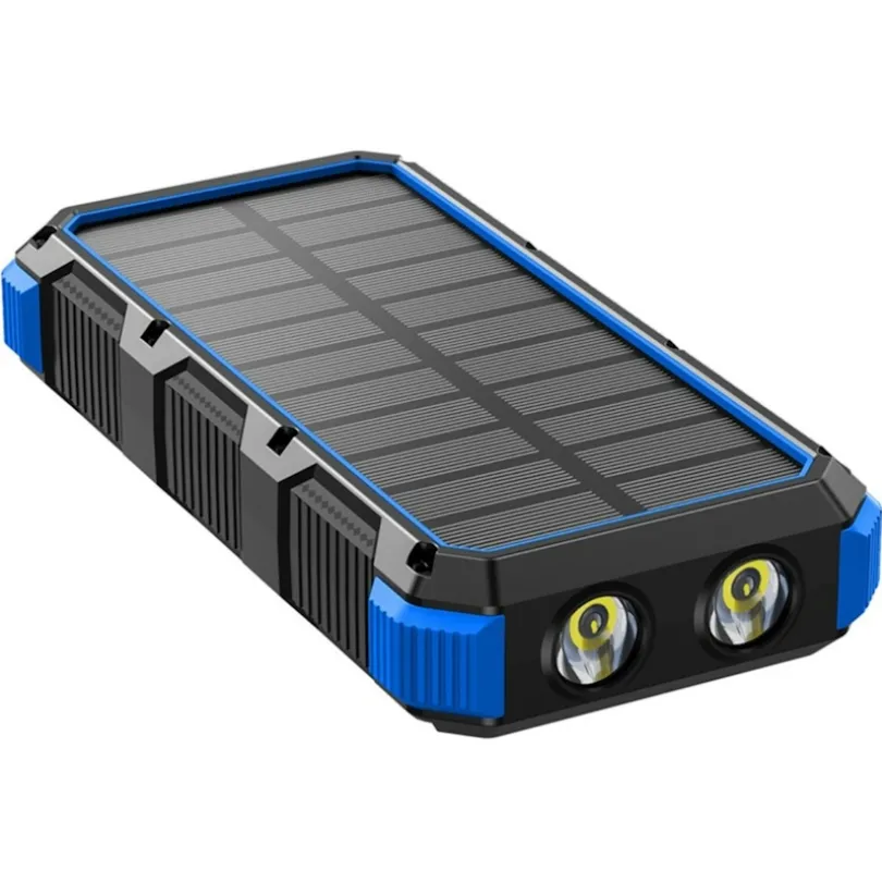 PSOOO 20.000mAh Rugged Solar Charging Powerbank