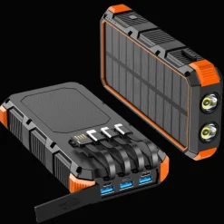 PSOOO 20.000mAh Rugged Solar Charging Powerbank