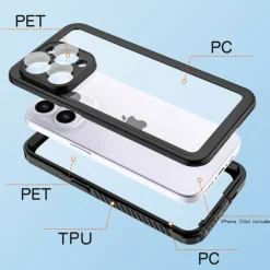 REDPEPPER Apple iPhone 15 Pro Max FS Series Waterproof Case