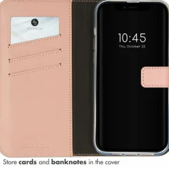 Selencia iPhone 14 Plus Leren Portemonnee Hoesje