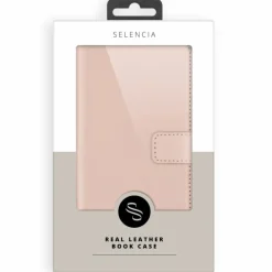 Selencia iPhone 14 Pro Leren Portemonnee Hoesje