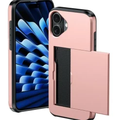 Slide Case Apple iPhone 16 Plus Hoesje met Pashouder