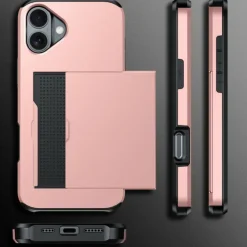 Slide Case Apple iPhone 16 Plus Hoesje met Pashouder