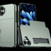 Slide Case Apple iPhone 16 Hoesje met Pashouder