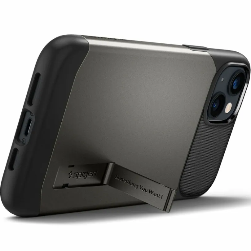 Spigen iPhone 14 Plus Gunmetal MagSafe Hoesje