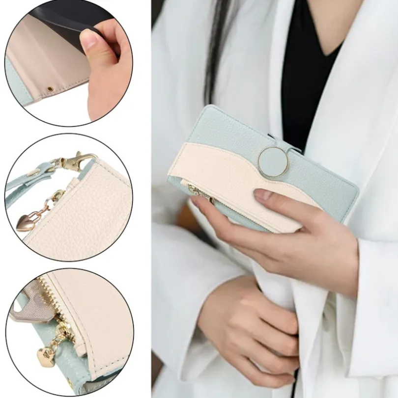 TwoTone Samsung Galaxy S26 Zipper Boek Hoesje