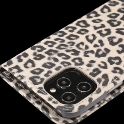 Vili iPhone 12 Pro Max Luipaardprint Bookcase Hoesje