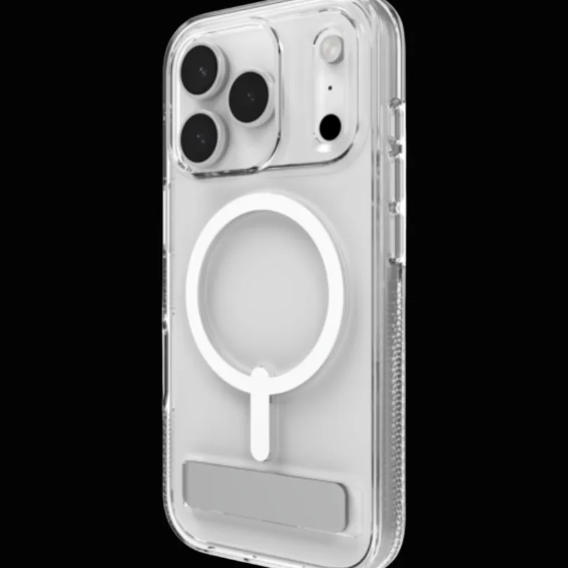 ZAGG iPhone 17 Pro MagSafe Crystal Palace Case met Kickstand
